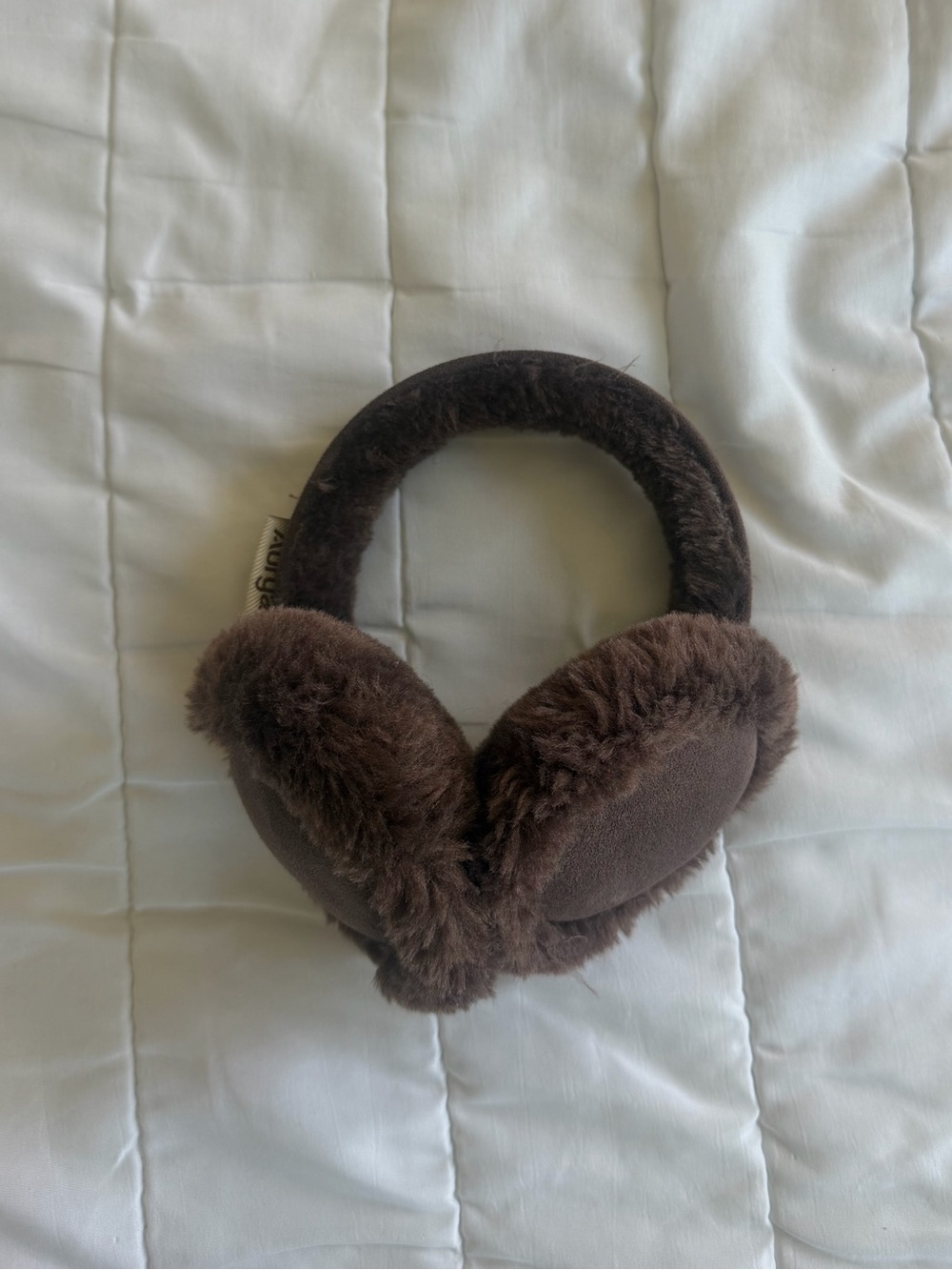 Plush Brown Faux-Fur Earmuffs - Unbranded Winter Ear Warmers